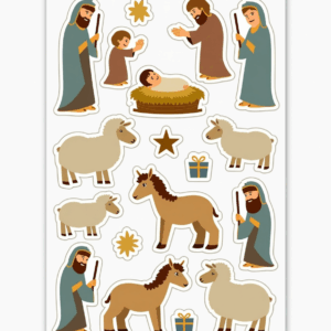 Indian Gods - Religious - Stickers Sheet v23